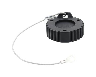 Amphenol SINE/TUCHEL AHDC169-TMOBDBK CAP 9POS Rcpt Black
