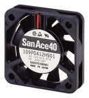 Sanyo Denki 109P0405H901 DC Axial Fan 5 V Square 40 mm 10 Ball Bearing 5.3 CFM