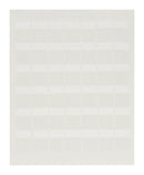 Panduit S100X150YAJ Wire Marker Self Laminating Blank (No Legend) 25.4mm x 38.1mm PET (Polyester) White