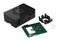 Multicomp PRO ASM-1900143-21 Raspberry Pi Accessory 4 Model B Case Plastic Black Integrated Power Button