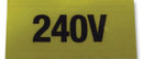 Multicomp PRO MP009769 Label Self Adhesive 11 mm 21 Vinyl 240V