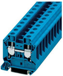 Phoenix Contact UT 16 BU UT BU DIN Rail Mount Terminal Block 2 Ways AWG 4 mm&Acirc;&sup2; Screw 76 A