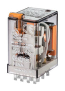 Finder 553482300054 Power Relay 4PDT 230 VAC 7 A 55 Series Socket