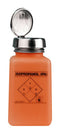 Menda 35272 Bottle Dissipative ESD Pump IPA Printed Orange 180ml Durastatic Series