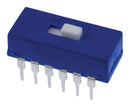 Multicomp SPC21205 Slide Switch 4PDT Through Hole 300 mA 125 V