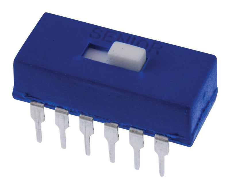 Multicomp SPC21205 Slide Switch 4PDT Through Hole 300 mA 125 V