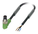 Phoenix Contact SAC-3P-M 8MR/15-PUR Sensor Cable 90&deg; M8 Plug Free End 3 Positions 1.5 m 4.9 ft