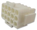 AMP - TE Connectivity 350736-1 Connector Housing Universal MATE-N-LOK Plug 15 Ways 6.35 mm Connectors