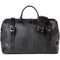 Barber Shop Quiff Borsa Traveler Doctor Camera Bag (Grained Leather, Black)