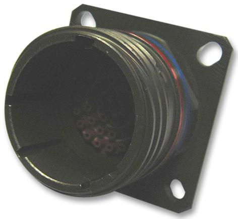 Amphenol Aerospace D38999/20MD15SN D38999/20MD15SN Circular Connector MIL-DTL-38999 Series III Wall Mount Receptacle 15 Contacts Crimp Socket