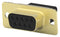AMP - TE Connectivity 205203-8 D Sub Connector Housing 9 Ways DE Amplimite HDP-20 Series Receptacle Steel Body