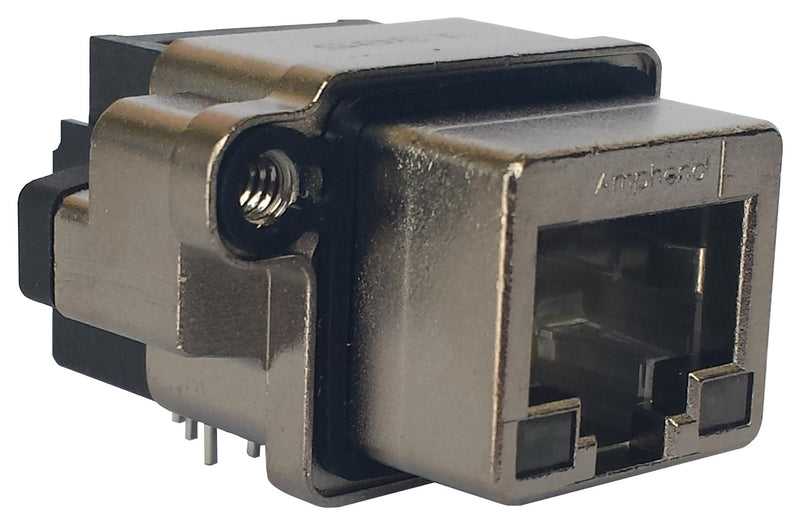 Amphenol Communications Solutions MRJR5380M1 MRJR5380M1 Rugged RJ45 Jack R/A 8P8C 1PORT TH
