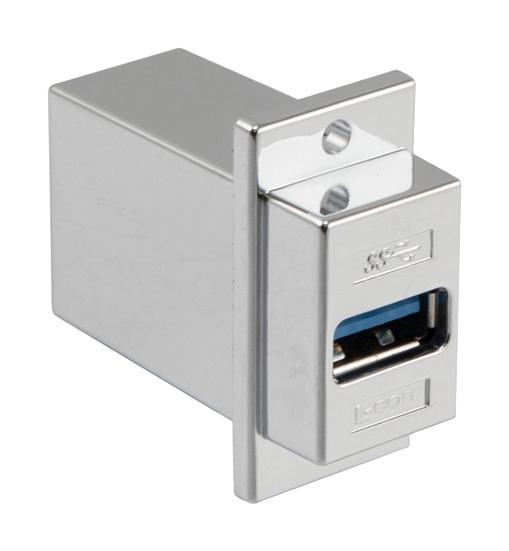 L-COM ECF504-3AB-S USB Coupler 3.0 Type A RCPT-B RCPT/SHLD New