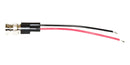 Mueller Electric BU-5100-A-4-0 BNC Breakout Plug Free End 4 " 101.6 mm Black