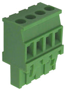 Camdenboss CTB922VE/4R CTB922VE/4R Pluggable Terminal Block 3.81 mm 4 Ways 26AWG to 16AWG 1.3 mm&Acirc;&sup2; Screw 8 A