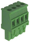 Camdenboss CTB922VE/4R CTB922VE/4R Pluggable Terminal Block 3.81 mm 4 Ways 26AWG to 16AWG 1.3 mm&Acirc;&sup2; Screw 8 A