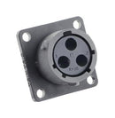 SOURIAU-SUNBANK / Eaton UTSX0103S Circular Connector Trim Trio Utsx Series Wall Mount Receptacle 3 Contacts