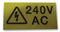 Multicomp PRO MP009757 Label Self Adhesive 38 mm 19 Vinyl 240VAC