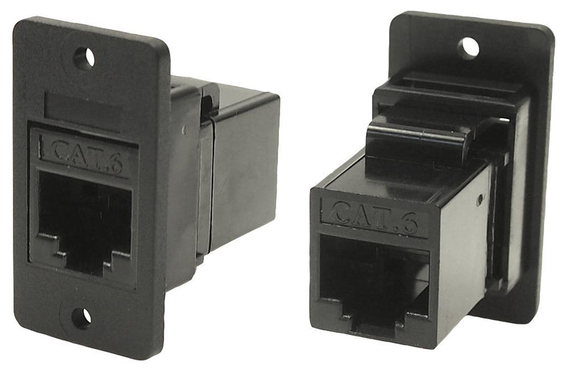 Cliff Electronic Components CP30622X In-Line Adapter RJ45 Adaptor Slim Feedthrough Jack 8 Ways