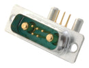 Harting 09 69 200 9049 Combination Layout D Sub Connector Mixed Signal Sub-M DA-7W2 Plug 7 Contacts Solder