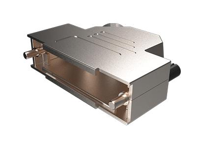 Amphenol Communications Solutions 8655MHRA2501LF D Sub Backshell DB 45&deg; Zinc Alloy Body