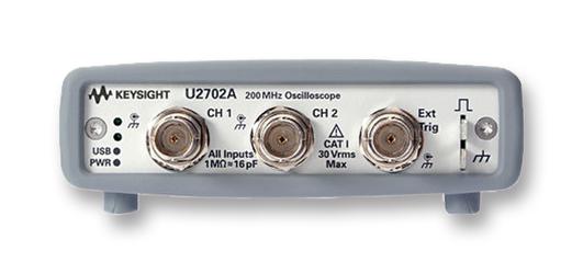 Keysight Technologies U2702A PC USB Oscilloscope U2700A 2 Channel 200 MHz 500 Msps 32 Mpts 1.75 ns
