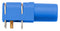 Schutzinger SWEB 8094 AU / BL Banana Test Connector Jack PCB Mount 24 A 1 kV Gold Plated Contacts Blue