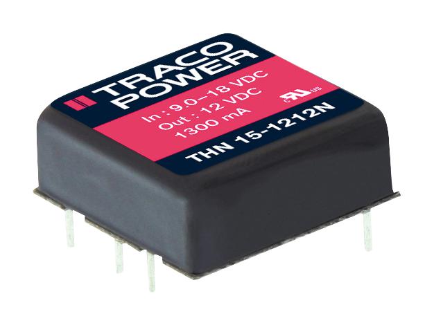 Tracopower THN 15-1211N Isolated Board Mount DC/DC Converter ITE 1 Output 15 W 5 V 3 A