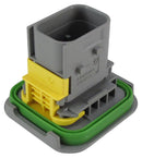 TE Connectivity 2-1564546-1 Automotive Connector Housing Grey Heavy Duty Sealed Series Plug 2 Ways