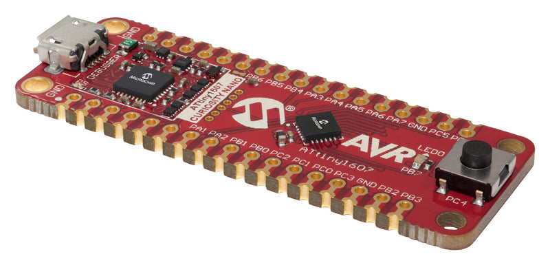 Microchip DM080103 Development Board ATtiny1607 Curiosity Nano On-Board Debugger