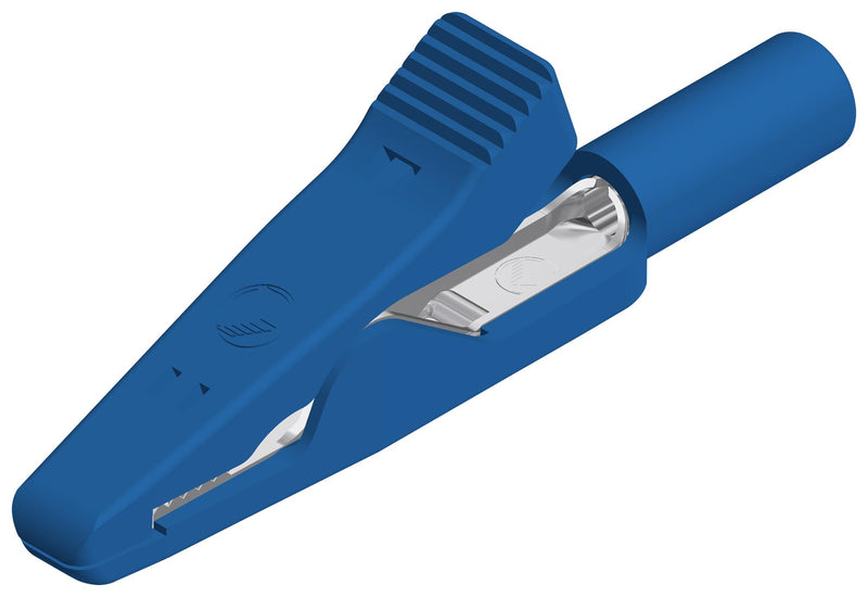 Hirschmann Test and Measurement 930319102 Crocodile Clip 4mm Blue 6A