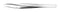 IDEAL-TEK 5C.SA Tweezer, Precision, Bent, Pointed, Stainless Steel, 115 mm