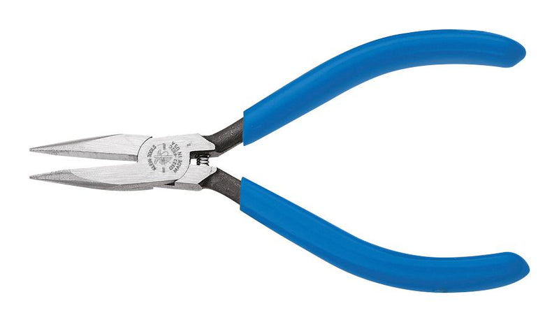 Klein Tools D322 41/2C Plier Side Cutting Needle Nose Smooth Jaw Spring Release Handle 122mm Length