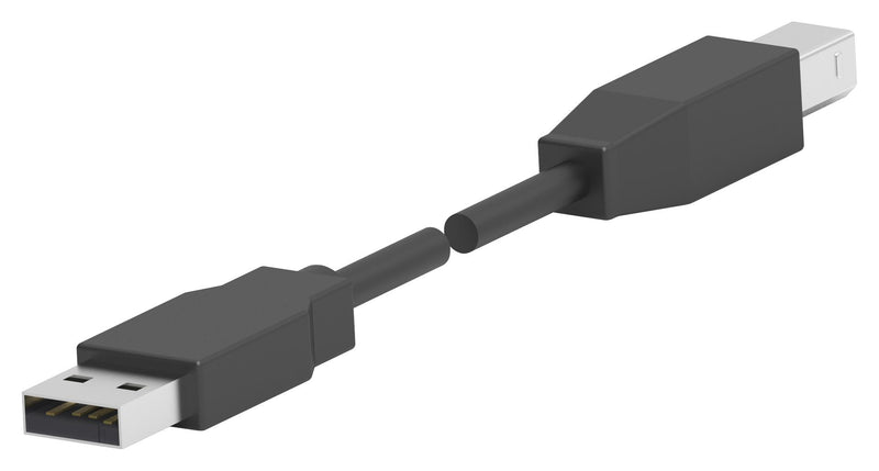 TE Connectivity 1487595-2 USB Cable Type A Plug to B 1.3 m 4.3 ft 2.0 Black