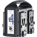 Bebob Factory GmbH 4-Channel Simultaneous Charger (V-Mount, Blue & White)