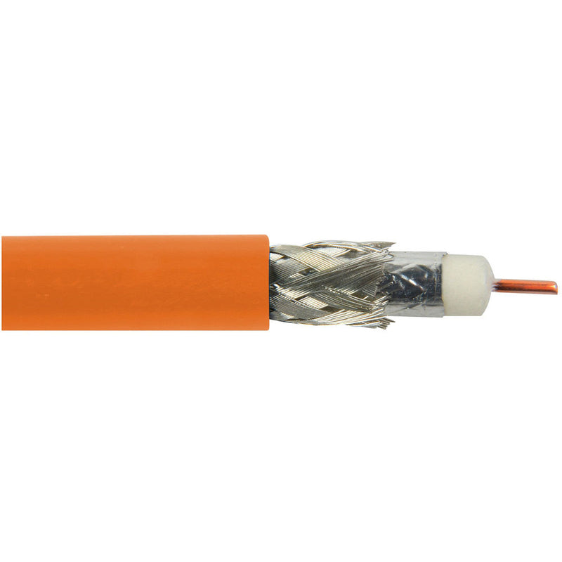 Belden 1695A RG6 Plenum SDI/HDTV Coaxial Cable (1000', Orange)