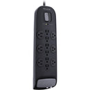 Belkin 12-Outlet Surge Protector with Dual RJ11 Ports (8', Black)