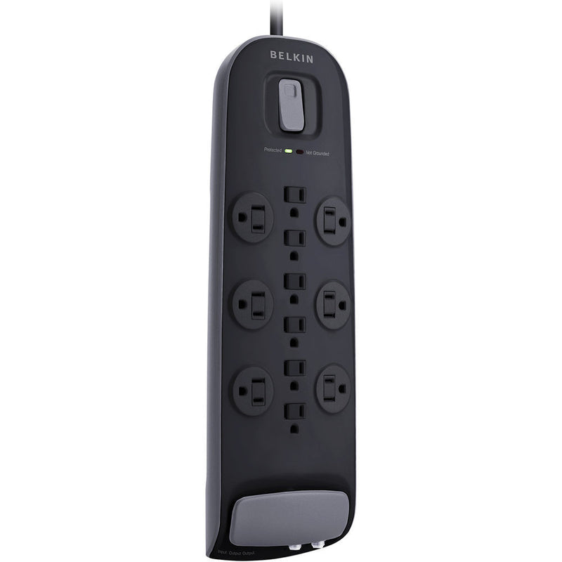 Belkin 12-Outlet Surge Protector with Dual RJ11 Ports (8', Black)