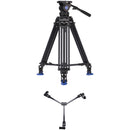 Benro BV10 Twin-Leg Video Tripod Kit with DL-08 Tripod Dolly