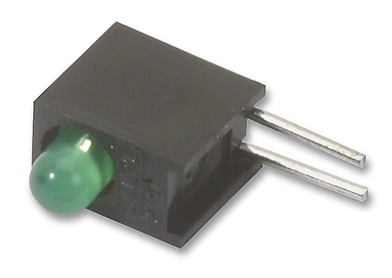 Marl 113-314-04 Circuit Board Indicator Green 1 Leds Through Hole T-1 (3mm) 20 mA mcd