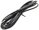 PRO Signal PS000030 Audio / Video Cable Assembly 3.5mm 4 Pole Jack Plug Free Ends Black
