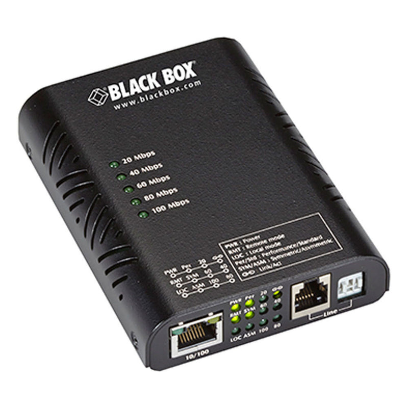 Black Box Industrial 1-Port 10/100 Mbps Ethernet Extender