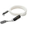 Black Label Bag Silk Cord Camera Strap (Royal White)
