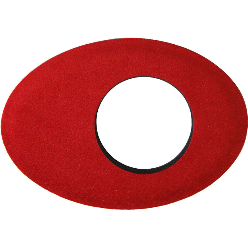 Bluestar Oval Extra Large Ultrasuede Microfiber Eyecushion (Red)