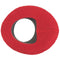 Bluestar Zacuto Oval Large Eyecushion (Red Fleece)