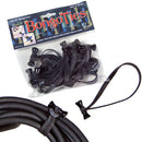 BongoTies Style D (10-Pack, Obsidian)