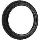 Bright Tangerine 143mm Rubber Donut with 114mm Metal Threaded Ring