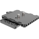 Bright Tangerine Left Field Baseplate for RED DSMC2 Cameras