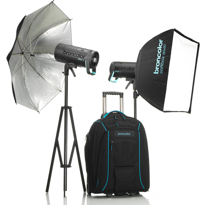 Broncolor Siros L 800Ws Battery-Powered 2-Light Outdoor Kit 2