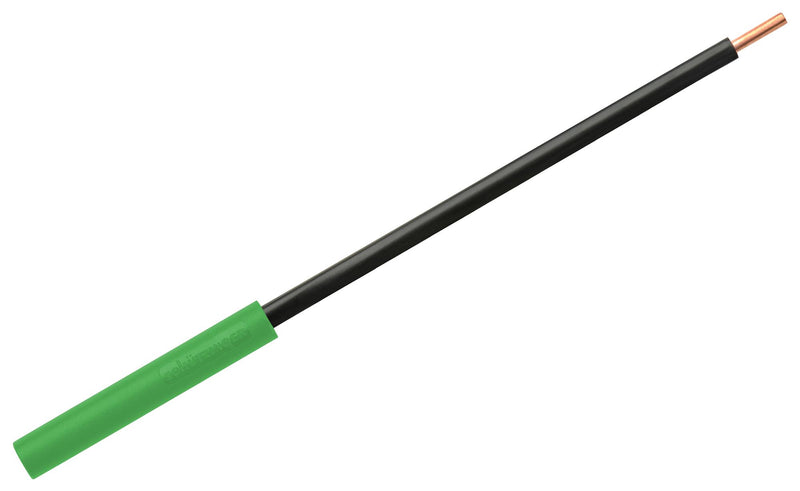 Schutzinger LB 6600 NI / 2.5 13 GN Banana Test Connector Jack Cable Mount 32 A 1 kV Nickel Plated Contacts Green